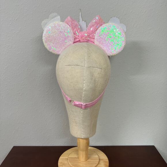 Castle Celebration Elastic Minnie Ears | Disney World-Inspired Adjustable Ears - Picture 4 of 5